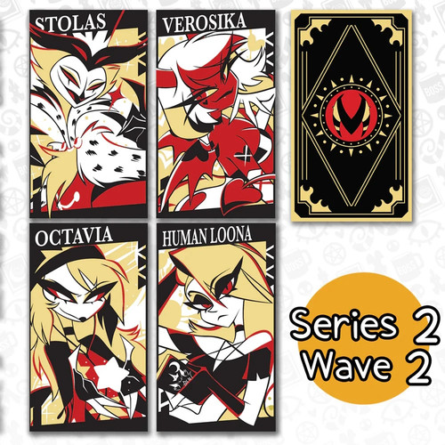 Helluva boss metal cards - helluva,